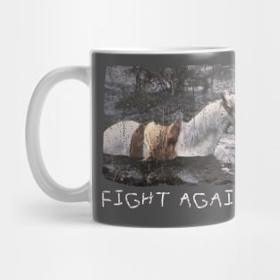 Fight against the sadness Retro Mug